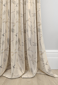 Dragonflies, Cream - Made to Measure Curtains
